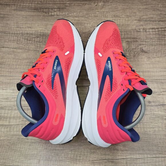 Brooks Pink and Purple Athletic Shoes - Picture 6 of 9